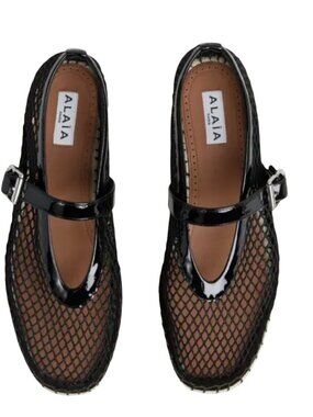 Alaïa Fishnet Ballerina Flat Size 39 IT, 8 US NEW
